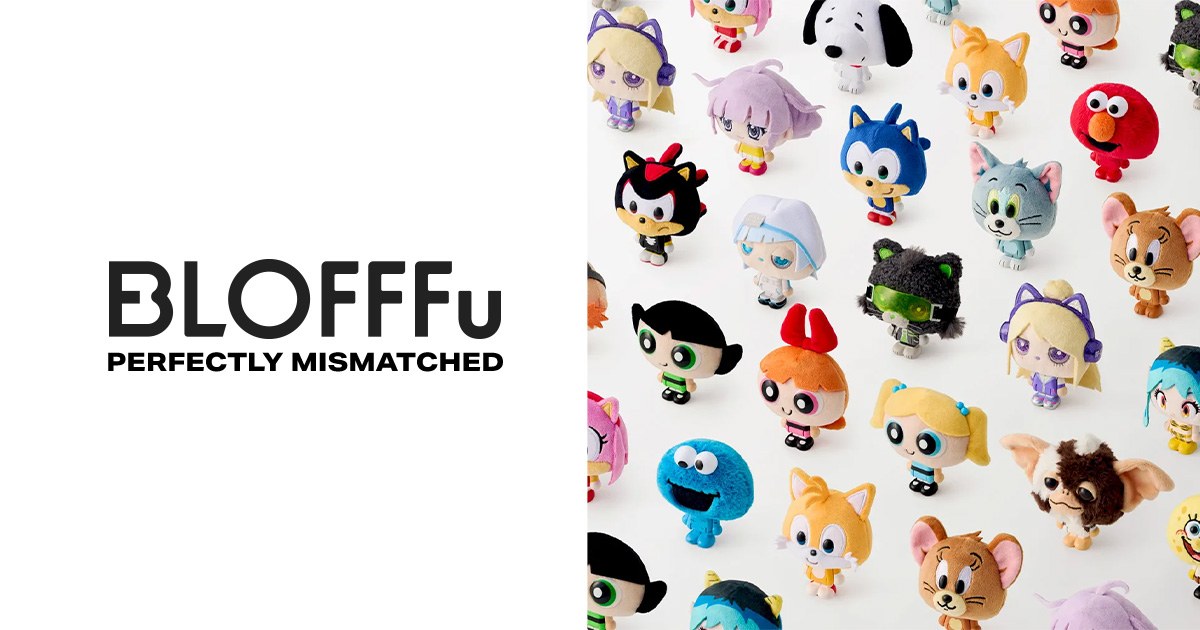 SEGA 新玩具 BLOFFFu,絨毛大頭配上硬殼小身體的公仔